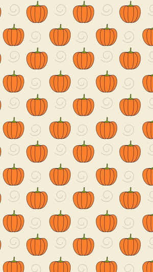 Model drăguț de dovleac de Halloween — Drăguț estetic Halloween Fundal