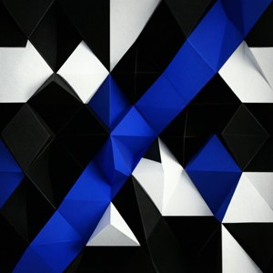 Design geometric abstract care utilizează culorile Thin Blue Line. — Tecno Phantom Fundal