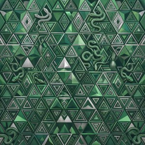 Model geometric modern cu motive de șerpi.