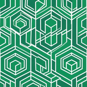 Tapet geometric minimalist în verde și alb. — Tecno Phantom Fundal