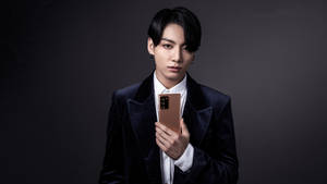 Modelaj Telefon Jungkook BTS Estetic — Bts estetică Fundal