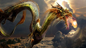 Monitor 3840x2160 Foc de Dragon — 3840x2160 Fundal