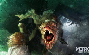 Monster Fish din Metro Exodus 3440x1440 — Joc video GIF Fundal