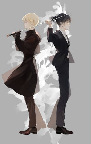 Moriarty the Patriot – fanart William și Sherlock wallpaper — Galaxy Tab S Fundal