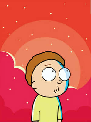 Morty Smith – Partenerul năzdrăvan călător în spațiu — Galaxy Z TriFold Fundal