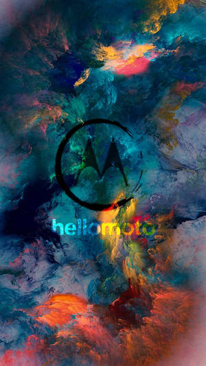 Motorola Colorful Cloud Art — Motorola Fundal