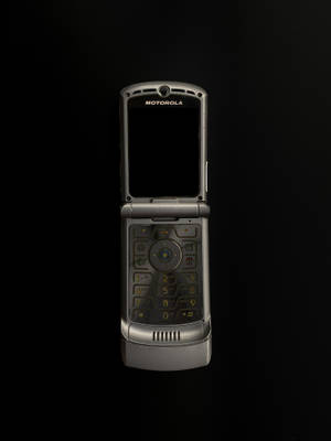 Motorola Razr Argintiu — Motorola Fundal