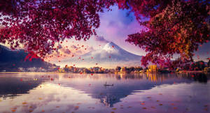 Muntele Fuji Lac Japonia 4K
