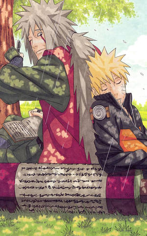 Naruto adormit pe telefon