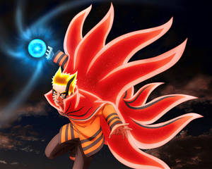Naruto Mod Baryon Rasengan — Simbol naruto Fundal