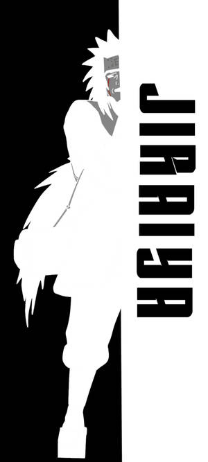 Naruto Negru Legendary Sannin Jiraiya — iPhone X Fundal