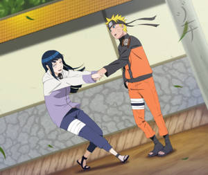 Naruto și Hinata în aer liber — Cool naruto GIF Fundal