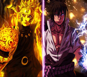 Naruto și Sasuke Rasengan Uimitor — Modul baryon naruto Fundal