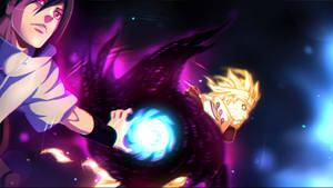 Fond de ecran Naruto și Sasuke Amaterasu Rasen Shuriken — Naruto și hinata Fundal