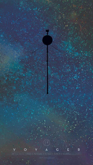 NASA iPhone Voyager 40 de ani — Spațiu estetic Fundal