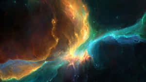 Nebuloasă Întunecată și Misterioasă în Adâncurile Cosmosului — Spațiu cosmic GIF Fundal