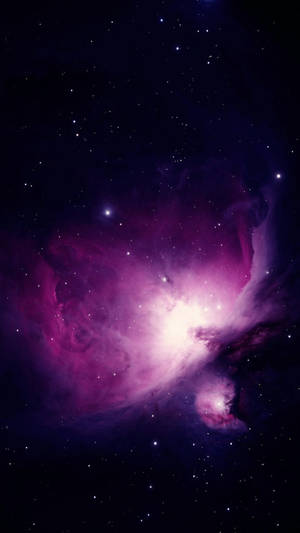 Nebulosa Violetă în Văl Negru — Galaxie violetă Fundal