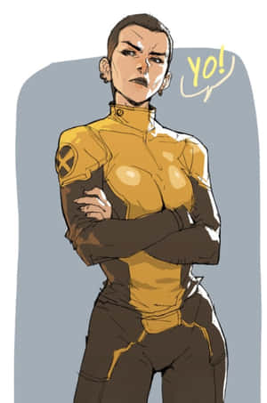 Negasonic Teenage Warhead în acțiune — Xiaomi 18 Fold Fundal