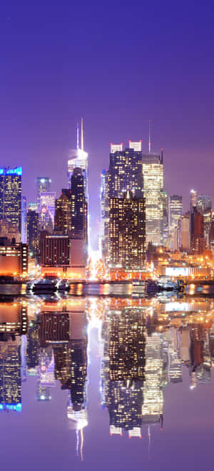 New York City Night Iphone — Honor 400 Smart Fundal