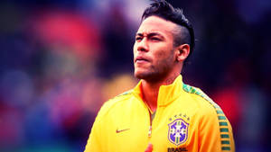 Wallpaper Neymar Jr. geacă CBF Brazilia.