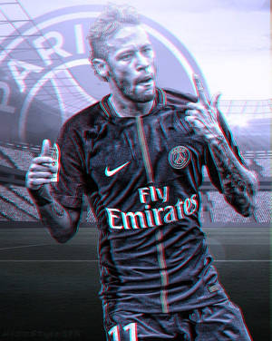 Wallpaper Neymar fotbalist numărul 11.