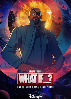 Fond de ecran Nick Fury Marvel What If — OnePlus Pad Fundal