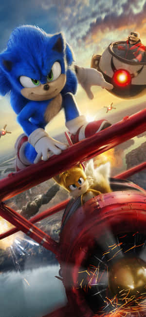 Imagini Sonic The Hedgehog — iPhone 15 Plus Fundal