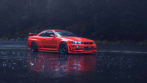 Vehicule Nissan Skyline GT-R fundal HD | Imagine de fundal