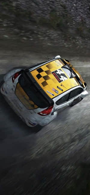 Fond iPhone Xs Dirt Rally — Galaxy M16 Fundal