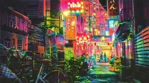 4k Anime Tokyo — Tokyo GIF Fundal