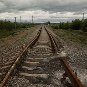Imagini cu căi de tren — iPad Air 11 Fundal
