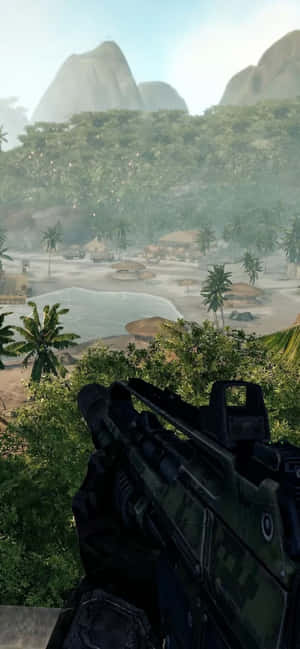 Fond iPhone XS Max Crysis Warhead — Honor Play10A Fundal