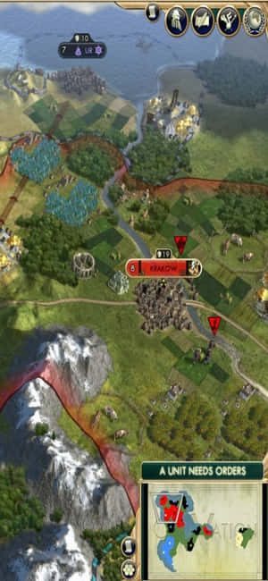 Fundal iPhone X Civilization V — Xiaomi 15T Fundal