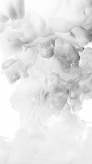 Tapet minimalist cu ceață albă, artă abstractă, ilustrație cu fum pe fundal alb. — Artă abstractă Fundal