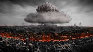 Fond de ecran Explozie de Fum Nuclear. — 2560x1440 Fundal