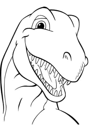 Imagini de Colorat Dinozauri — iPad Pro 11 Fundal