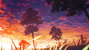 Fundal peisaj anime — Peisaj anime Fundal