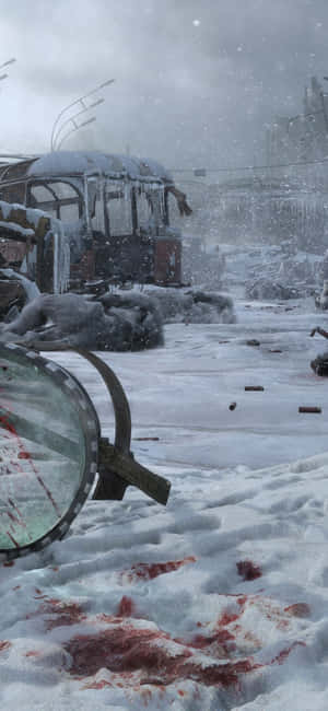 Iphone X Metro Exodus Fundal — Rece Fundal