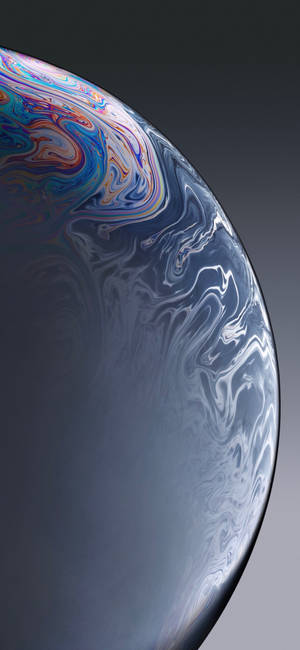Fond de ecran iPhone XR abstract, cu jumătate de bule, în nuanțe de gri — iPhone Xr Fundal