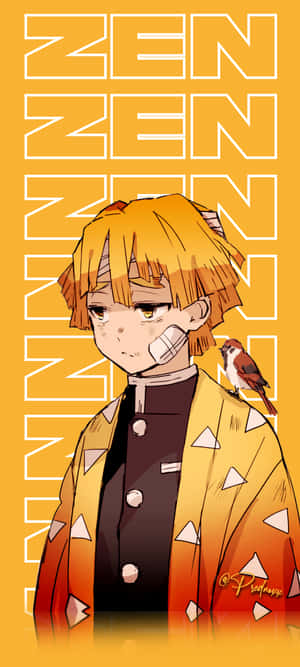 Zenitsu Phone — POCO C81x Fundal