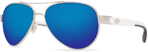 Ochelari de soare aviator cu lentile albastre — Albastru închis Fundal