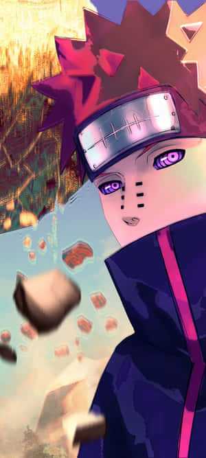 Pain Rinnegan [wallpaper] — Moto E14 Fundal