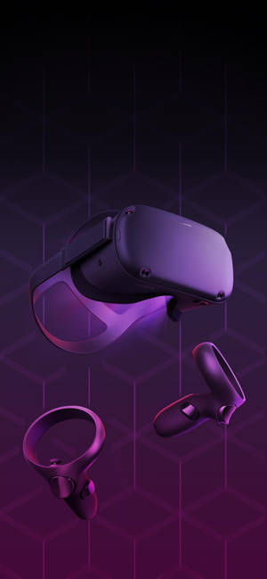 Fond de ecran Oculus Quest 2 Artă Abstractă Purpuriu — iPhone 14 Pro Fundal