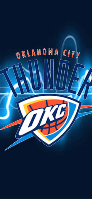 Oklahoma City Thunders OKC Logo NBA League — Redmi Note Fundal