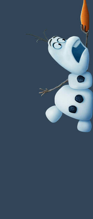 Falling Olaf With His Carrot wallpaper — Redmi A5 Fundal