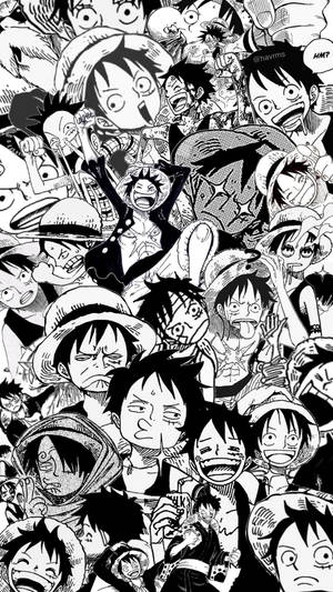 One Piece Phone Luffy Manga Colaj