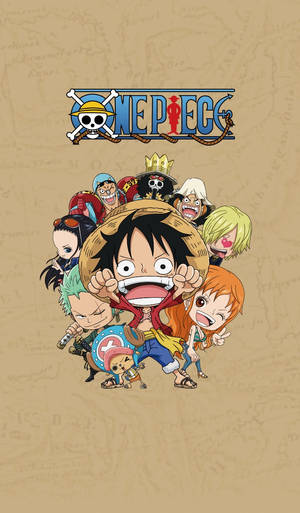 One Piece Telefon Chibi Pirații Pălăriei de Paie