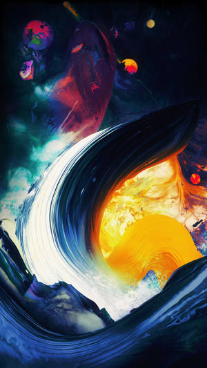 Oneplus Artă Abstractă Sci-Fi wallpaper