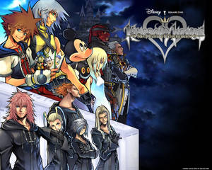 Operă de artă cu sigla Kingdom Hearts