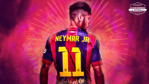 Fundal de ecran cu operă de artă pop Neymar JR.
